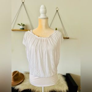 White summer top